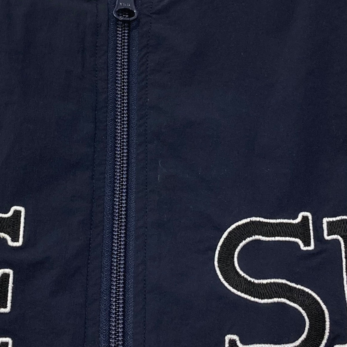 SEESEE NYLON FULL ZIP HOODIEジップパーカー ネイビー サイズ XL