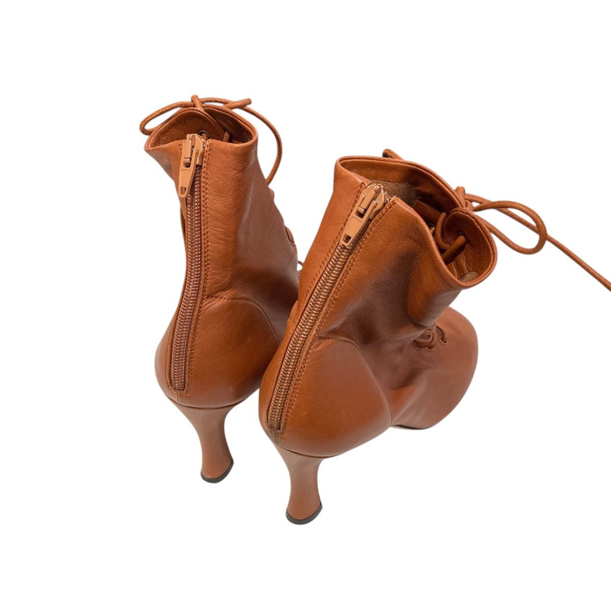 CELINE フィービー期 レースアップ バックジップブーツ 古着・中古-2枚目のアイテム画像