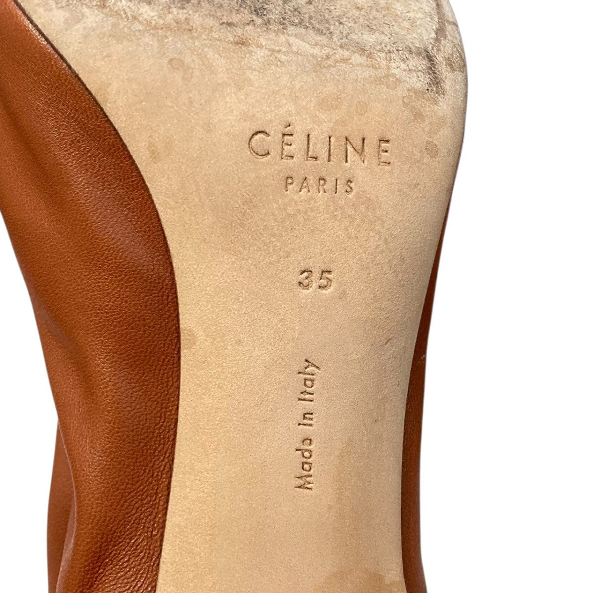 CELINE フィービー期 レースアップ バックジップブーツ 古着・中古-7枚目のアイテム画像