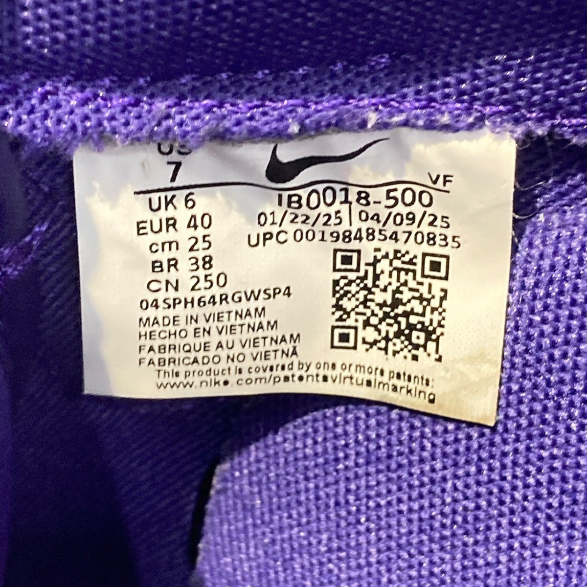 Kobe Bryant×NIKE Air Force 1 LowスニーカーIB0018-500 古着・中古-6枚目のアイテム画像