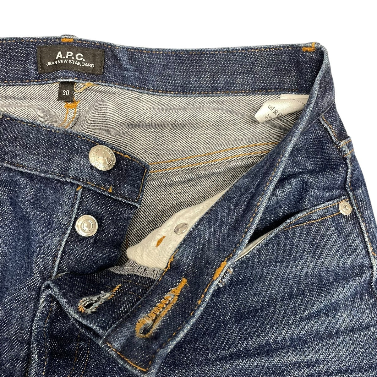 A．P．C． JEAN NEW STANDARDデニムパンツ 古着・中古-3枚目のアイテム画像
