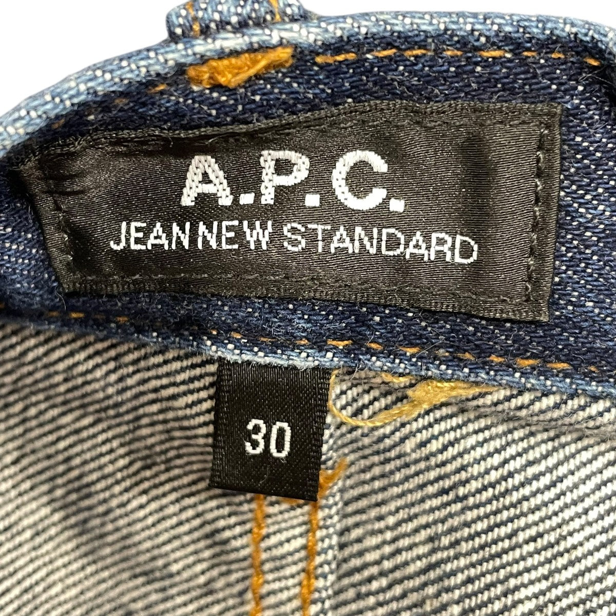 A．P．C． JEAN NEW STANDARDデニムパンツ 古着・中古-6枚目のアイテム画像