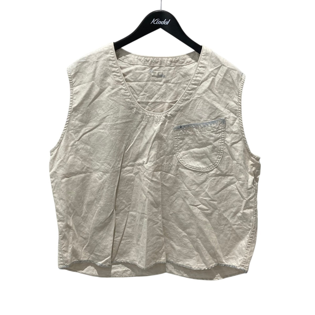 BELLE EPOQUE LINEN PULLOVER VESTベスト
