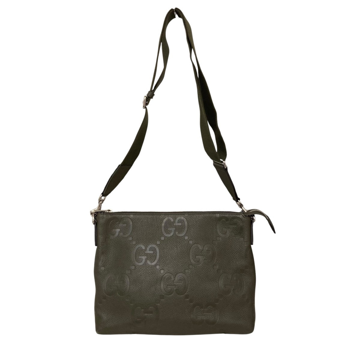 GUCCI ジャンボGGミディアムクロスボディバッグショルダーバッグ696009 古着・中古-1枚目のアイテム画像