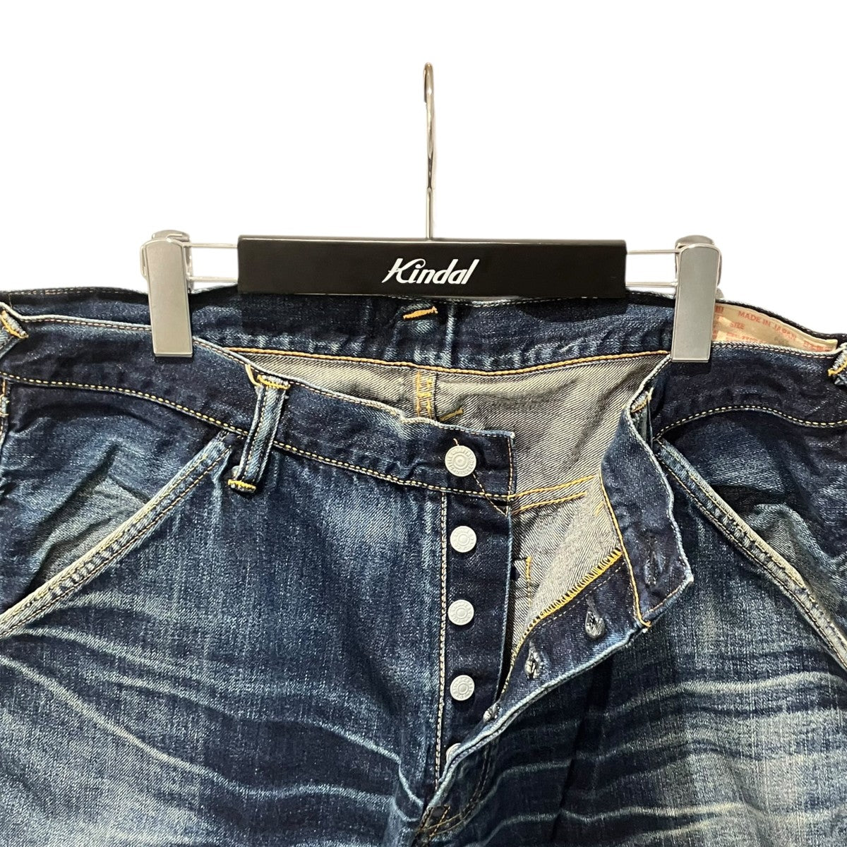 evisu デニムパンツ ハーフ 2000 42 EVISU(エヴィス) デニムハーフパンツLot.7500 Lot.7500 インディゴ