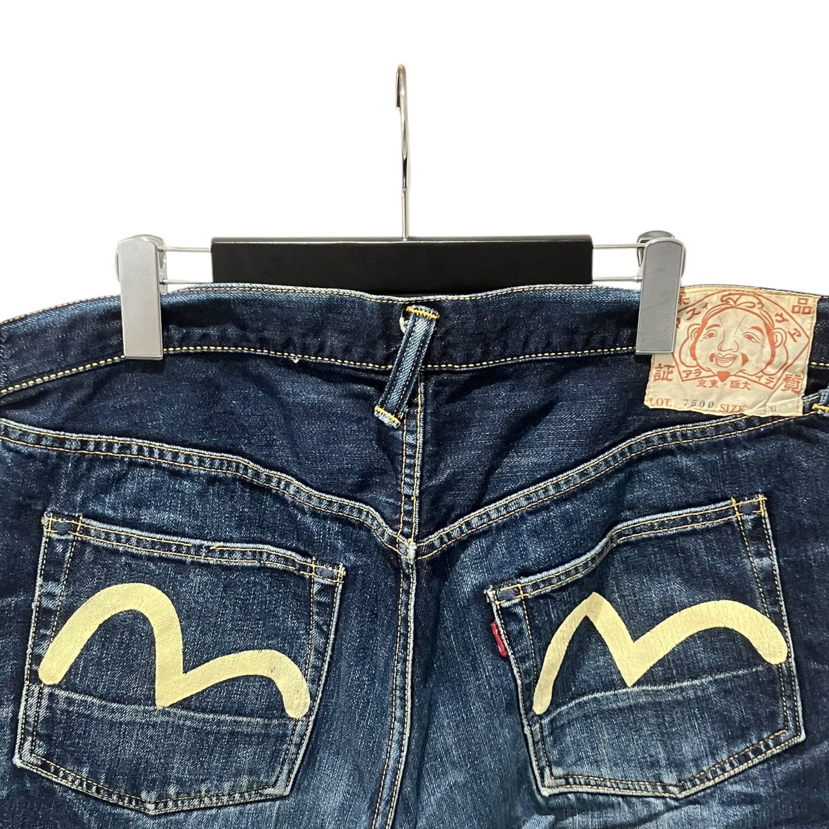 evisu デニムパンツ ハーフ 2000 42 EVISU(エヴィス) デニムハーフパンツLot.7500 Lot.7500 インディゴ