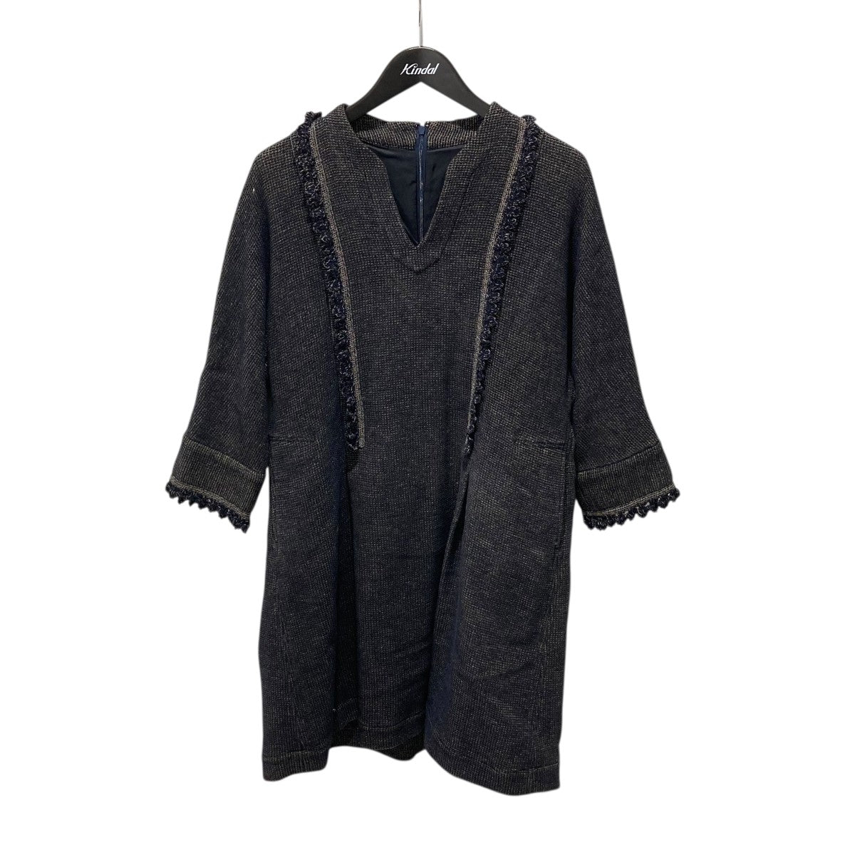 HaaT ISSEY MIYAKE 長袖ワンピースHA63FT603 古着・中古-1枚目のアイテム画像