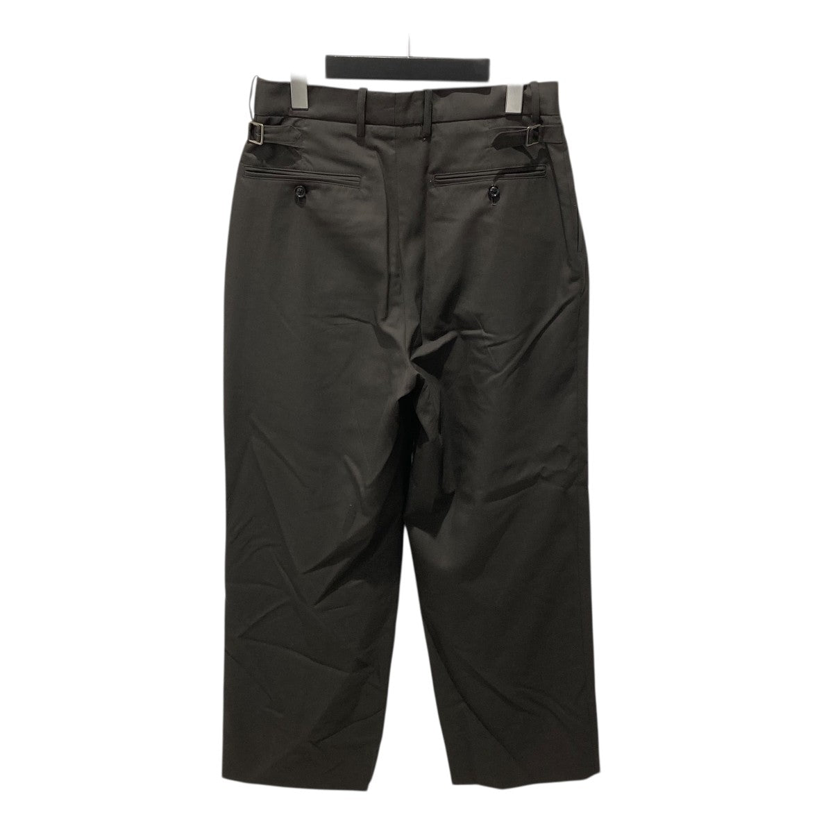 ULTERIOR 25SSSUPER FINE WOOL TROPICAL TUCKED TROUSERS2タックパンツULPT62-KA187 古着・中古-2枚目のアイテム画像
