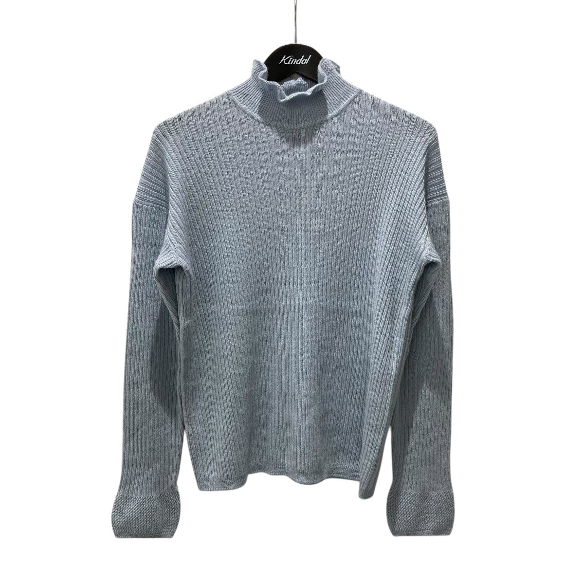 mina perhonen 24AWカシミヤアルパカ プルオーバー winter letterハイネックニットACA8916 古着・中古-1枚目のアイテム画像