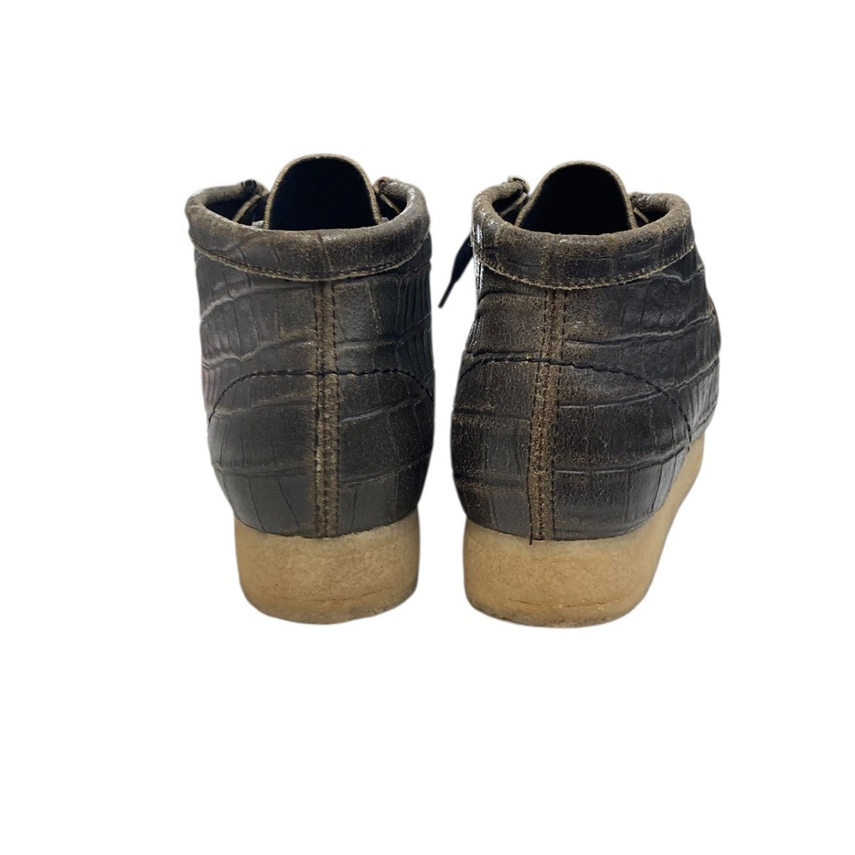 Clarks Originals Boot． BlkCroc Distres Blackワラビー26179161 古着・中古-5枚目のアイテム画像