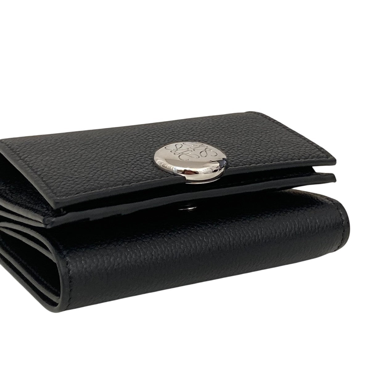 LOEWE ぺブル バーティカル ウォレット スモール3つ折り財布 古着・中古-3枚目のアイテム画像