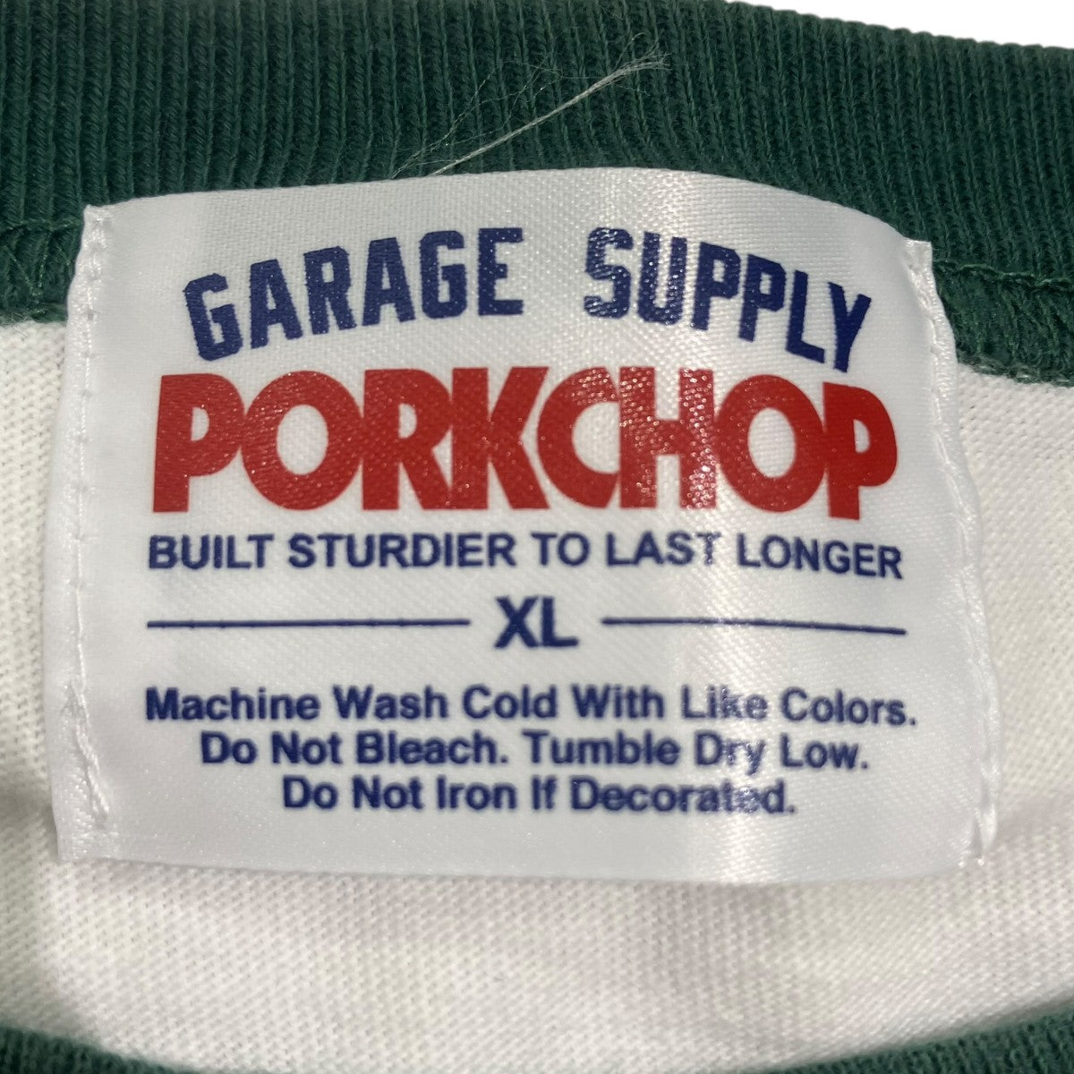 PORKCHOP ラグラン長袖Tシャツ 古着・中古-5枚目のアイテム画像