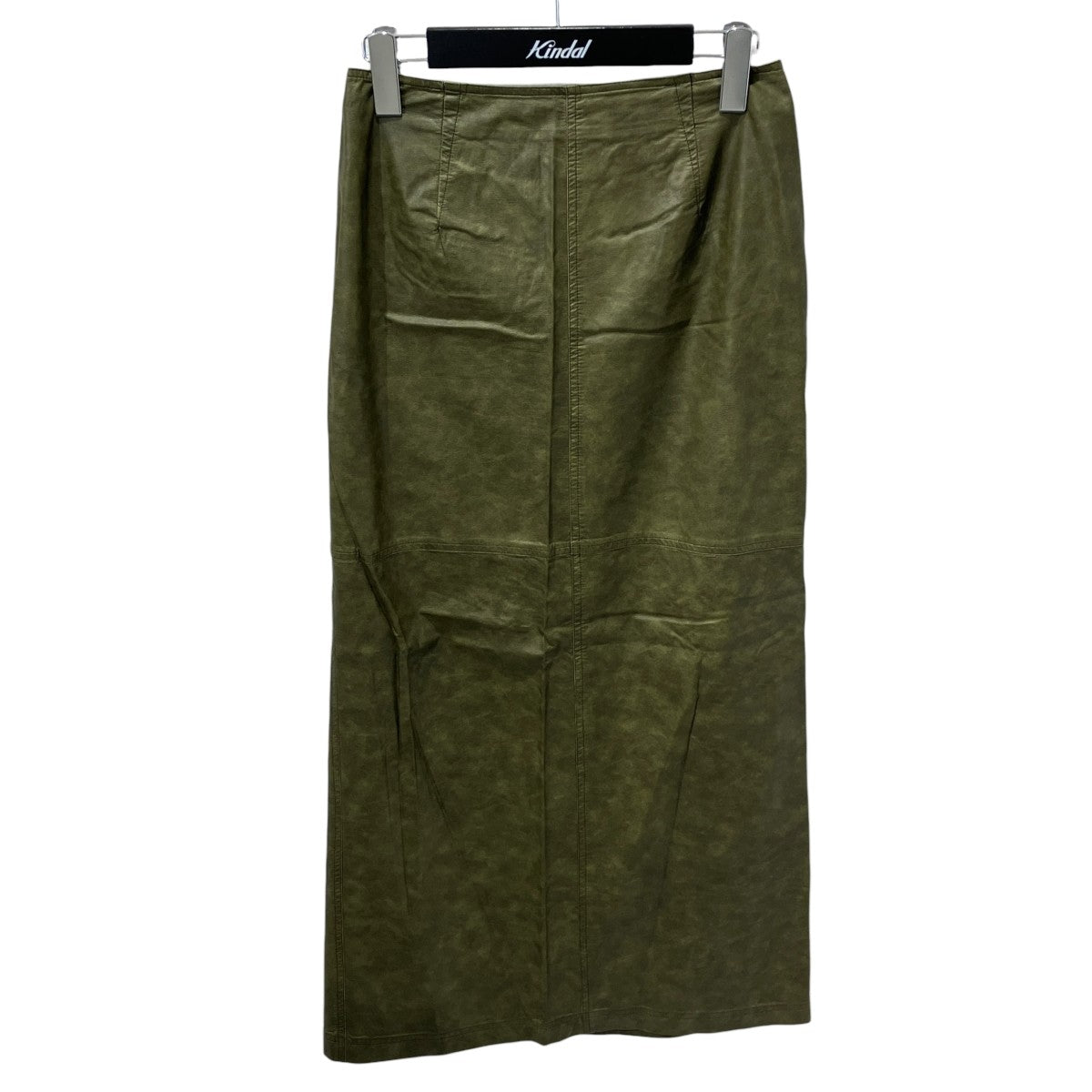 UND UNEVENNESS FAKE LEATHER SKIRTロングスカート0224209610670
