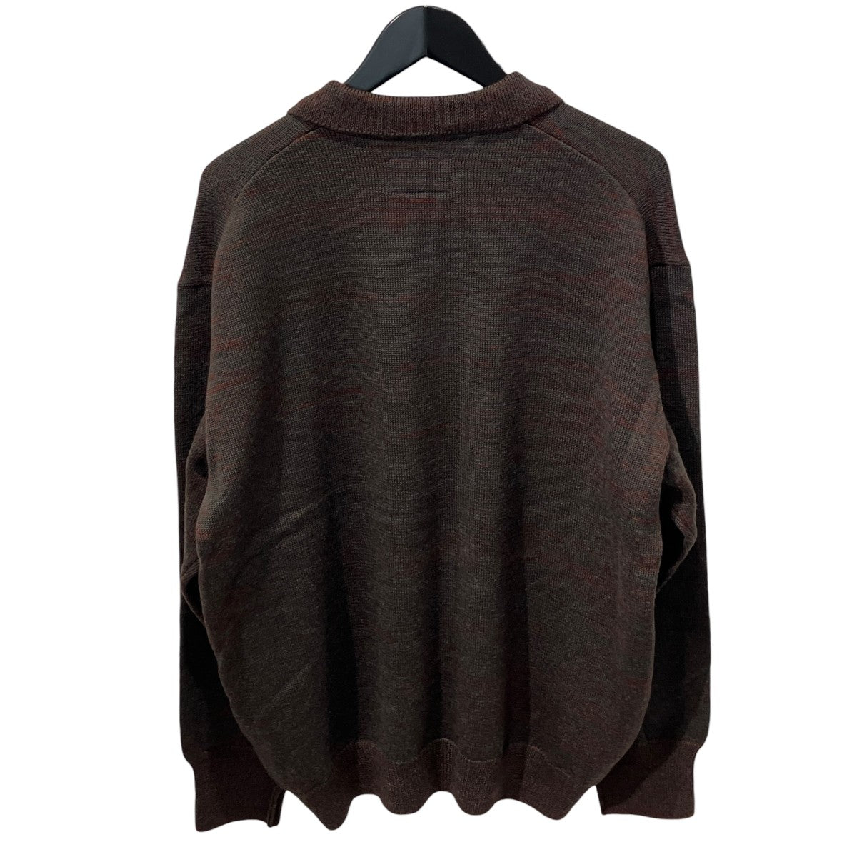 Merino Field Striped Polo SweaterニットポロシャツNT6357N