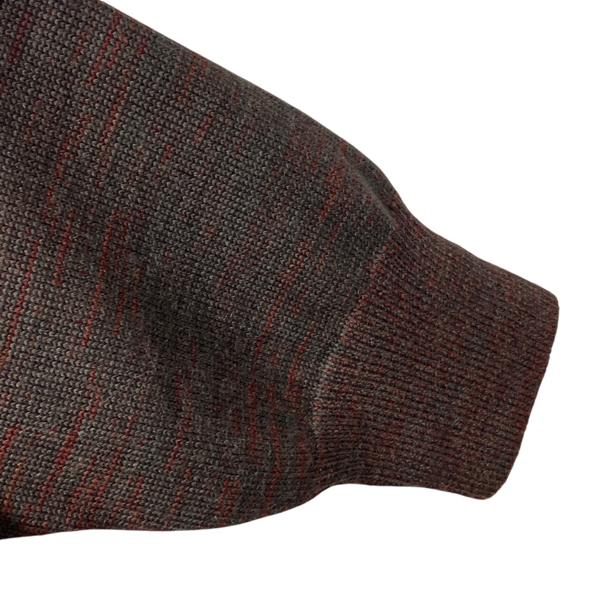 Merino Field Striped Polo SweaterニットポロシャツNT6357N