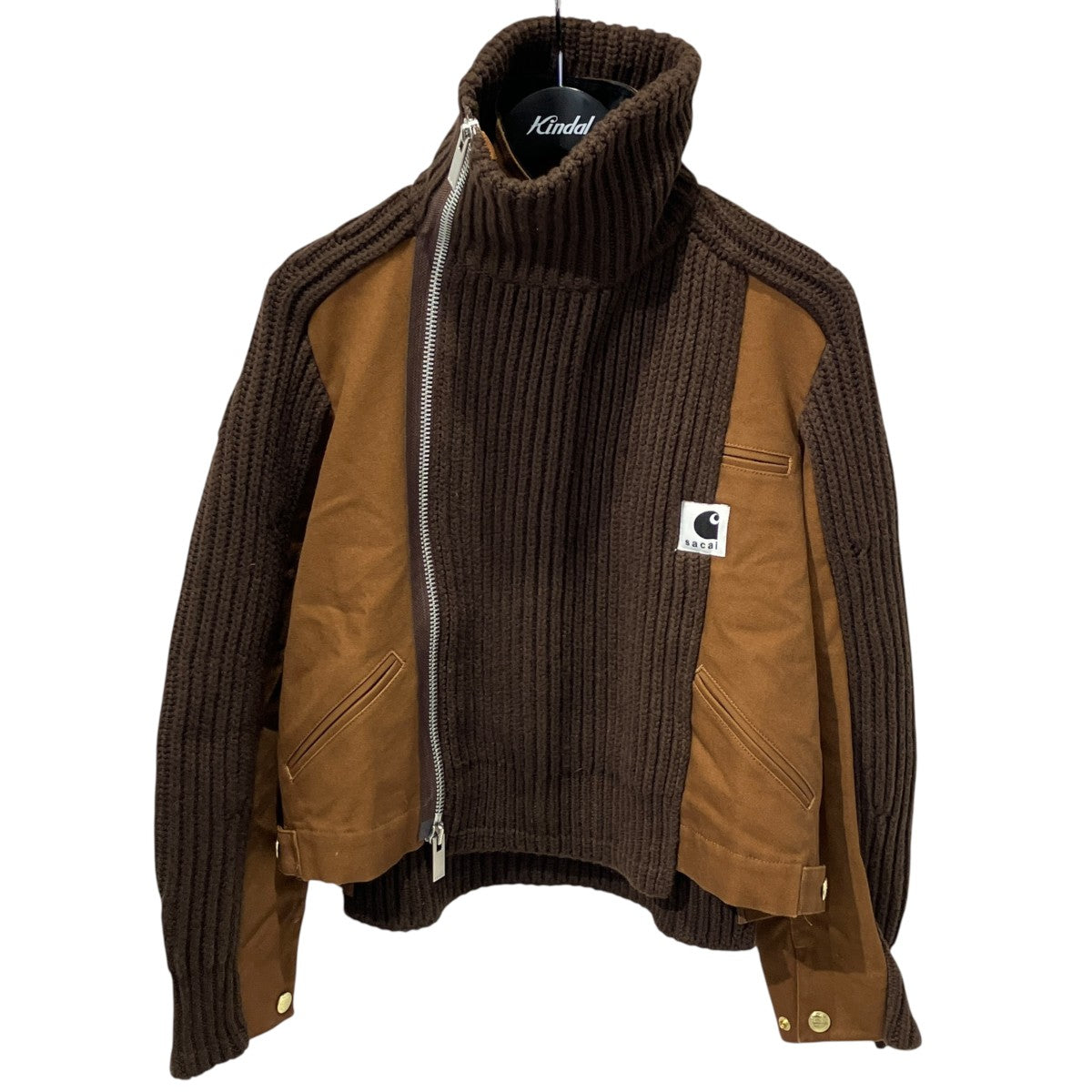 25AWDuck×Wool Knit Blousonドッキングワークジャケット25-08085