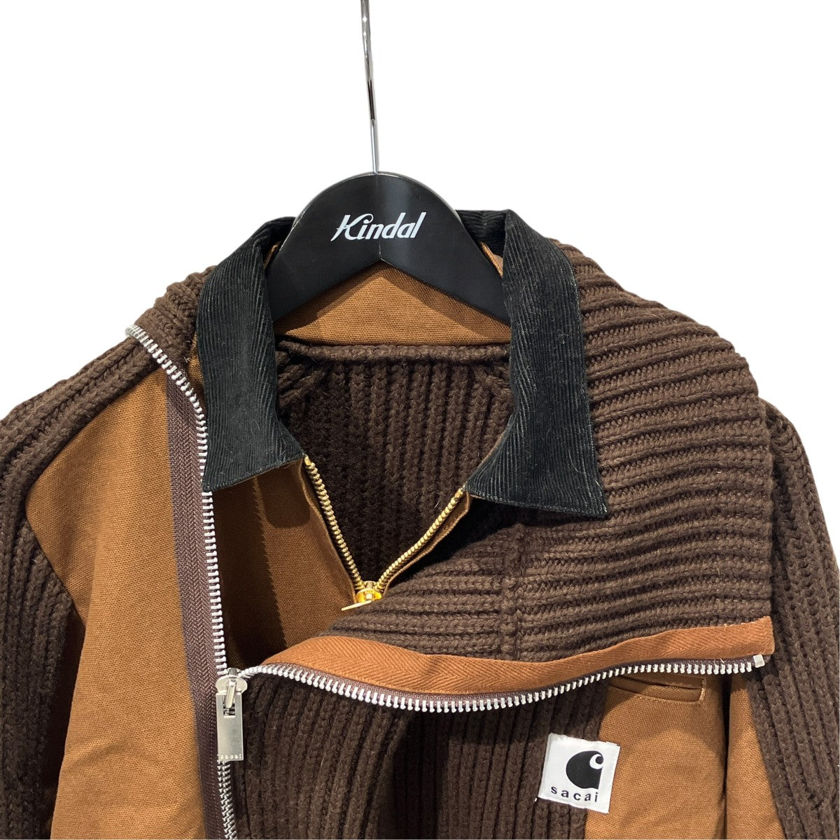 25AWDuck×Wool Knit Blousonドッキングワークジャケット25-08085