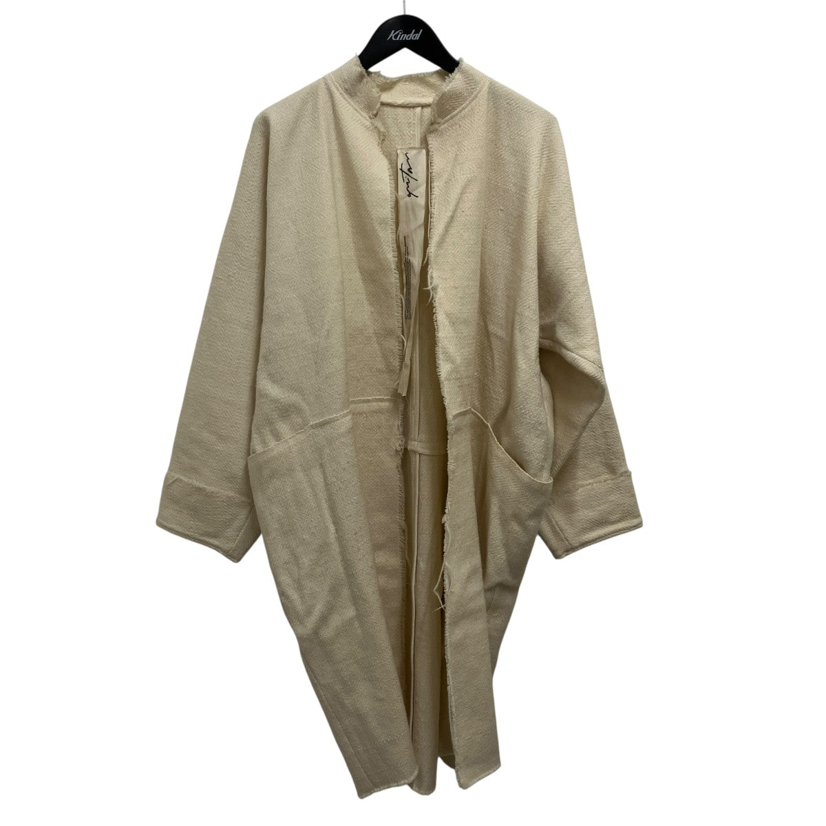 quitan 23AWBHUTAN TEX KIMONO BUTTONLESS JACKETコート557-3220063 古着・中古-1枚目のアイテム画像