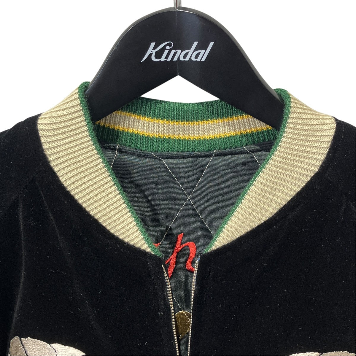 Velveteen Souvenir Jacket SPIDERWEB， SNAKE＆SKULL×DRAGON＆TIGERスカジャンTT15666
