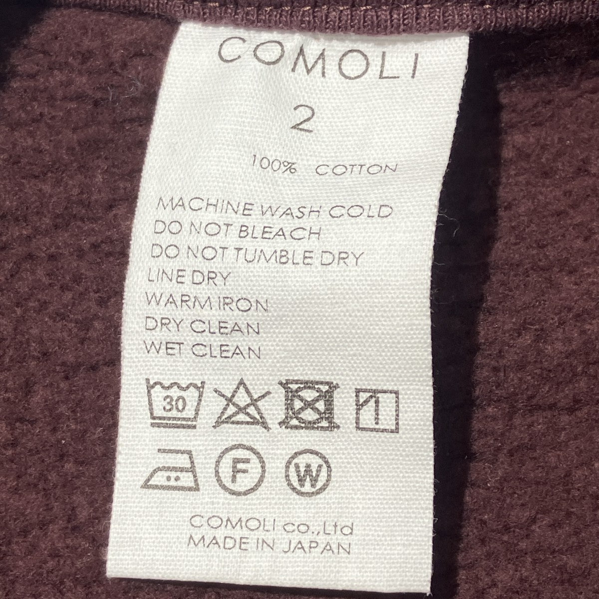 23AWコットン吊裏毛クルーネックスウェットY03-05002