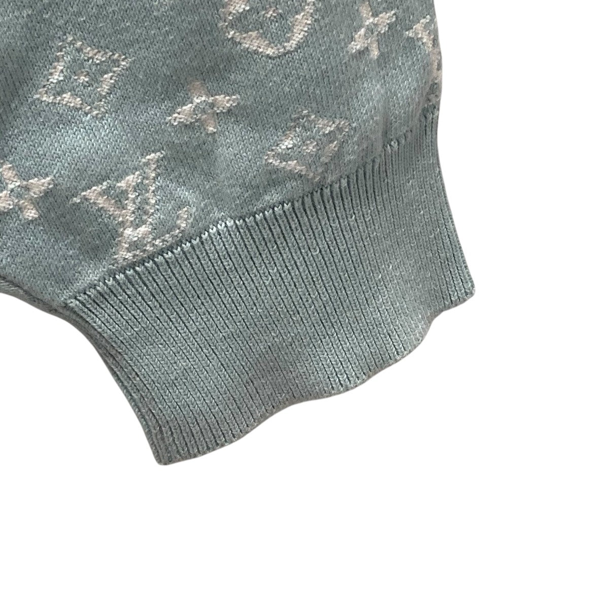 LOUIS VUITTON 23SSモノグラム グラディエント ジャガード コットン ニット パーカーモノグラム グラディエント ジャガード コットン ニット パーカープルオーバーパーカーRM231Q USO HNN45W 古着・中古-4枚目のアイテム画像