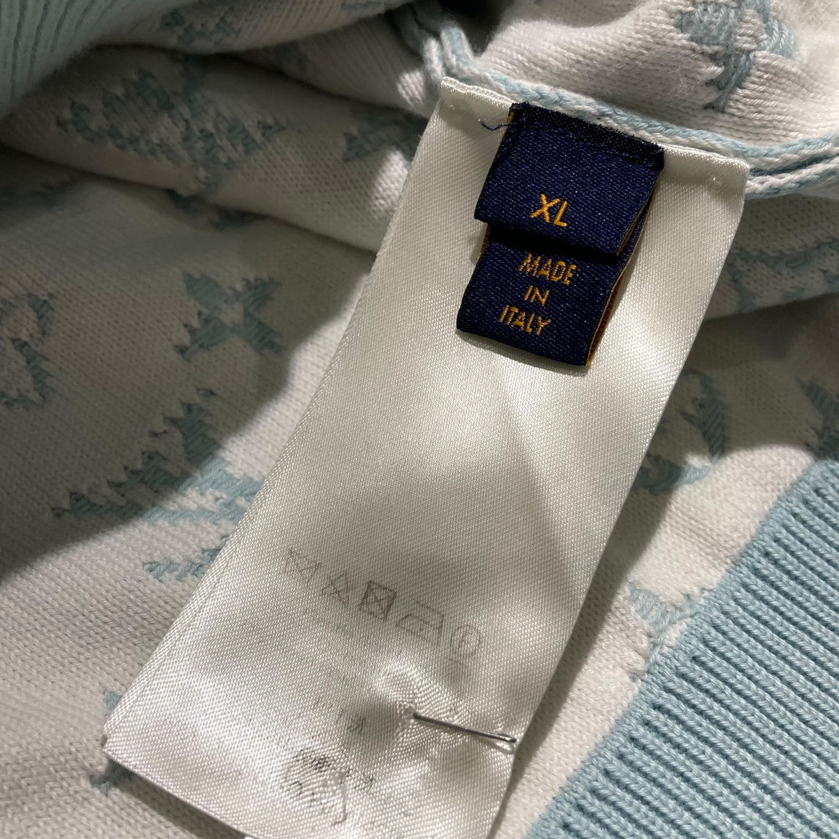 LOUIS VUITTON 23SSモノグラム グラディエント ジャガード コットン ニット パーカーモノグラム グラディエント ジャガード コットン ニット パーカープルオーバーパーカーRM231Q USO HNN45W 古着・中古-7枚目のアイテム画像