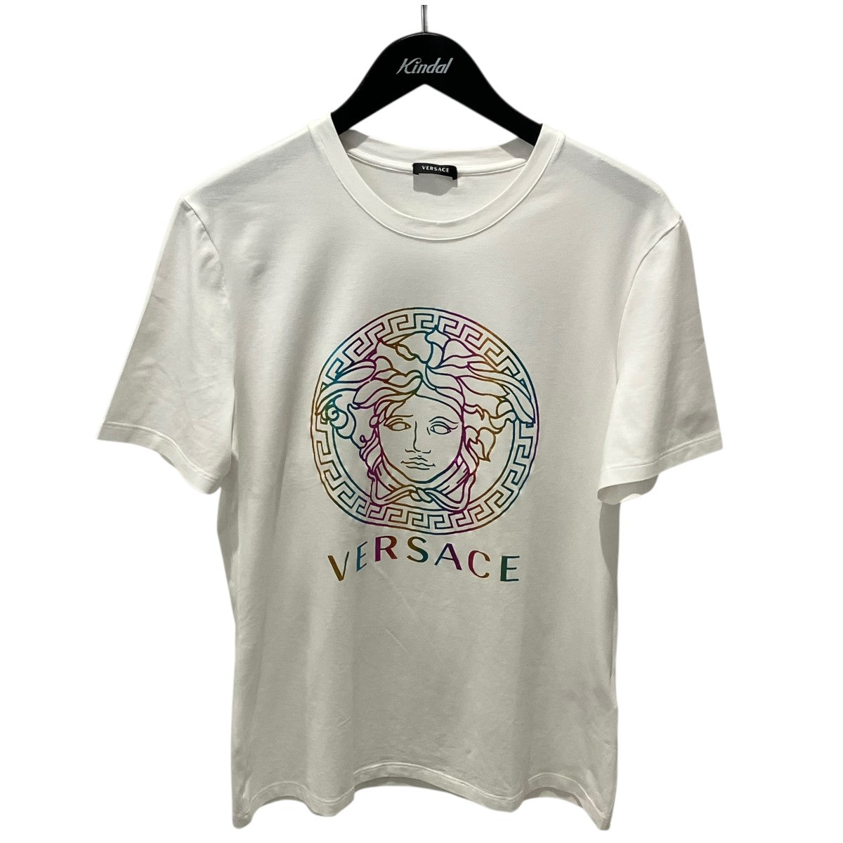 VERSACE メデューサロゴ レインボーTシャツ 古着・中古-1枚目のアイテム画像