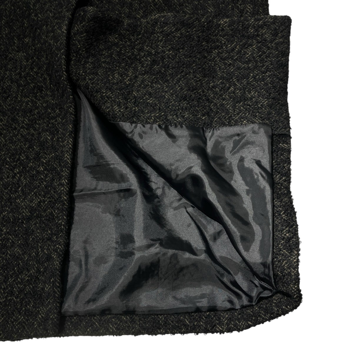TICCA 24AWWOOL MIX TWEED TENT COATチェスターコートTBEA-271 古着・中古-5枚目のアイテム画像