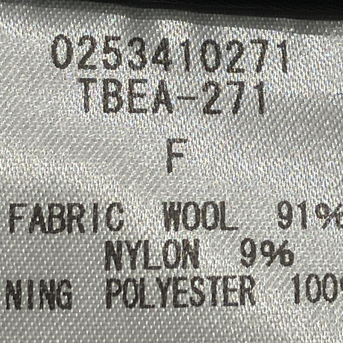TICCA 24AWWOOL MIX TWEED TENT COATチェスターコートTBEA-271 古着・中古-6枚目のアイテム画像
