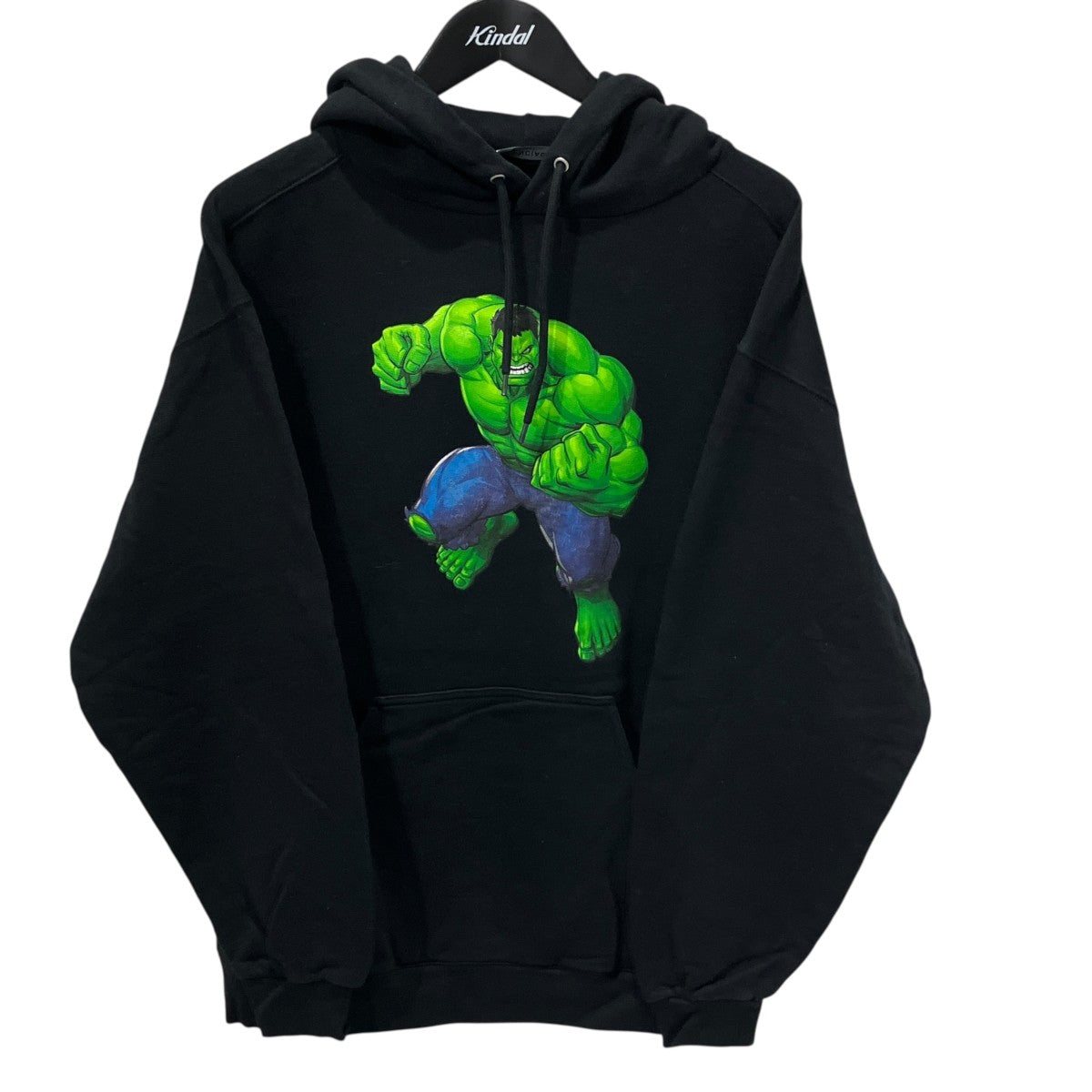 Boxy Hulk Print Hoodieフーディー600583