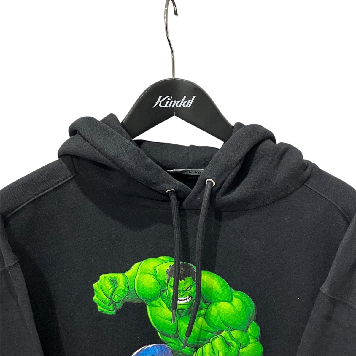 Boxy Hulk Print Hoodieフーディー600583