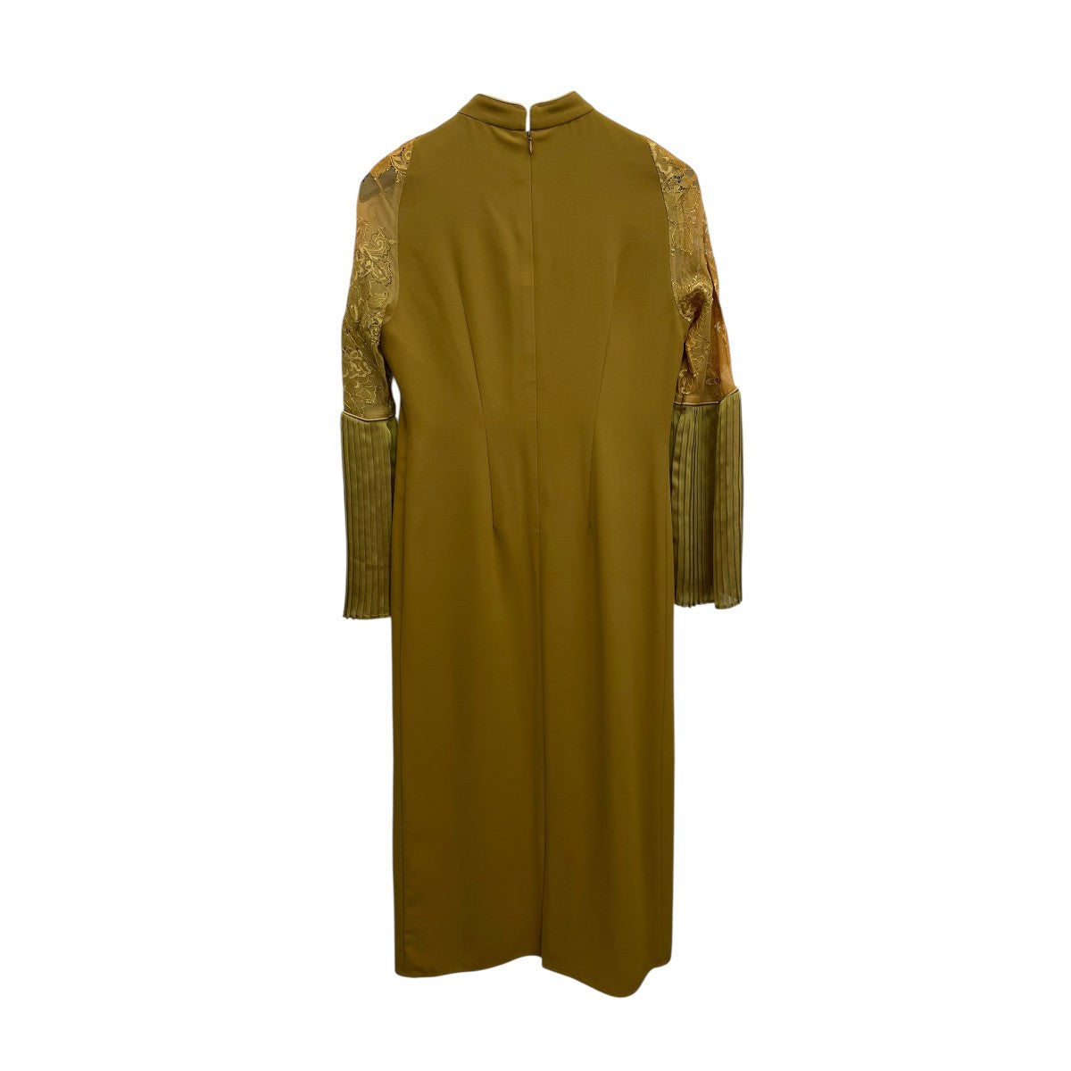 ピンインレースドレス長袖ワンピース01120540540