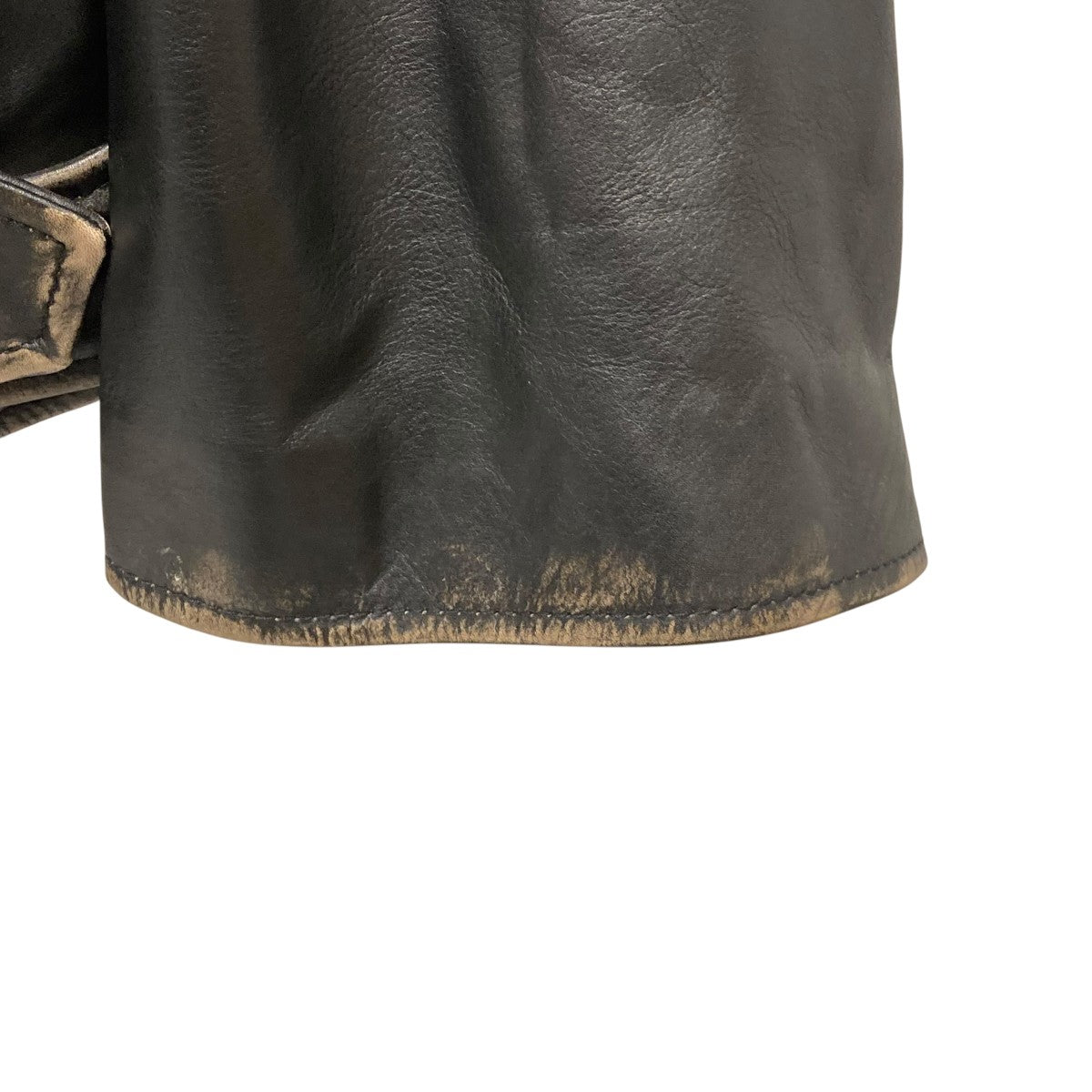 DISCOVERED LEATHER W RIDERS BLOUSONダブルライダースジャケットDC-AW25-BL-08 古着・中古-4枚目のアイテム画像