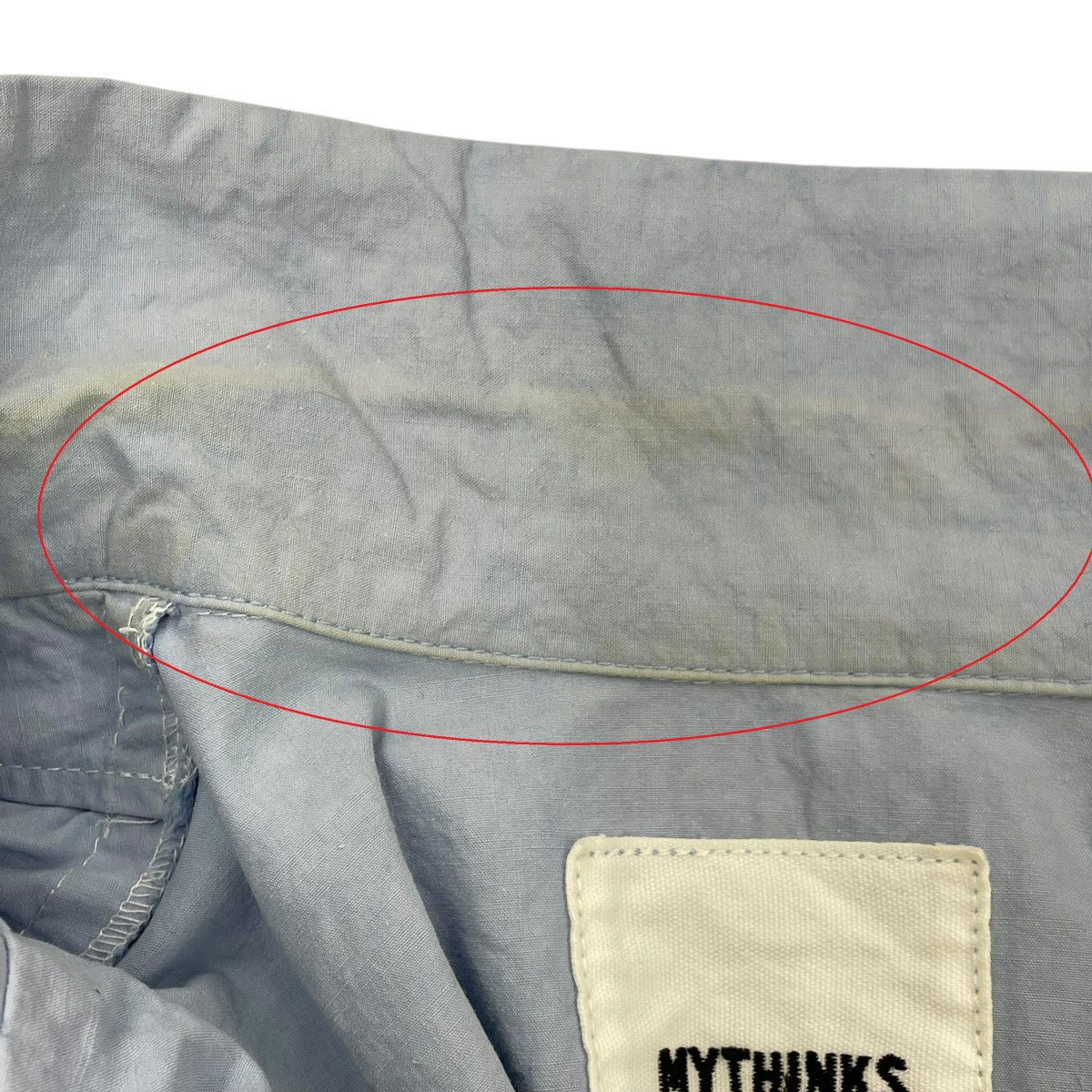 MYTHINKS 半袖ワイドシャツ 古着・中古-5枚目のアイテム画像
