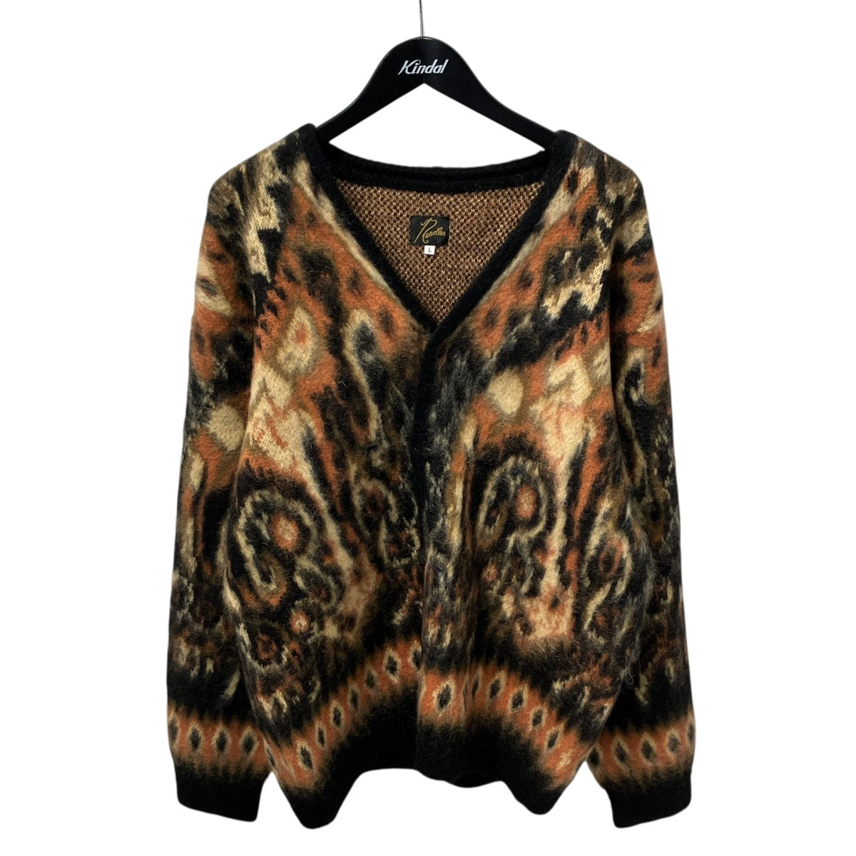 25AWMohair Cardigan PaisleyモヘヤカーディガンRW356