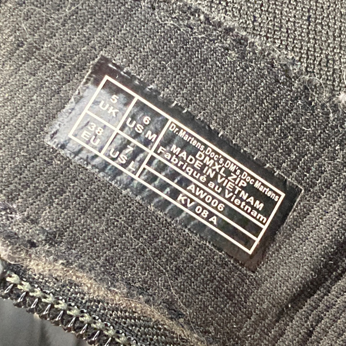 Dr．Martens DMXL ZIPチェルシーブーツ41070001 古着・中古-7枚目のアイテム画像
