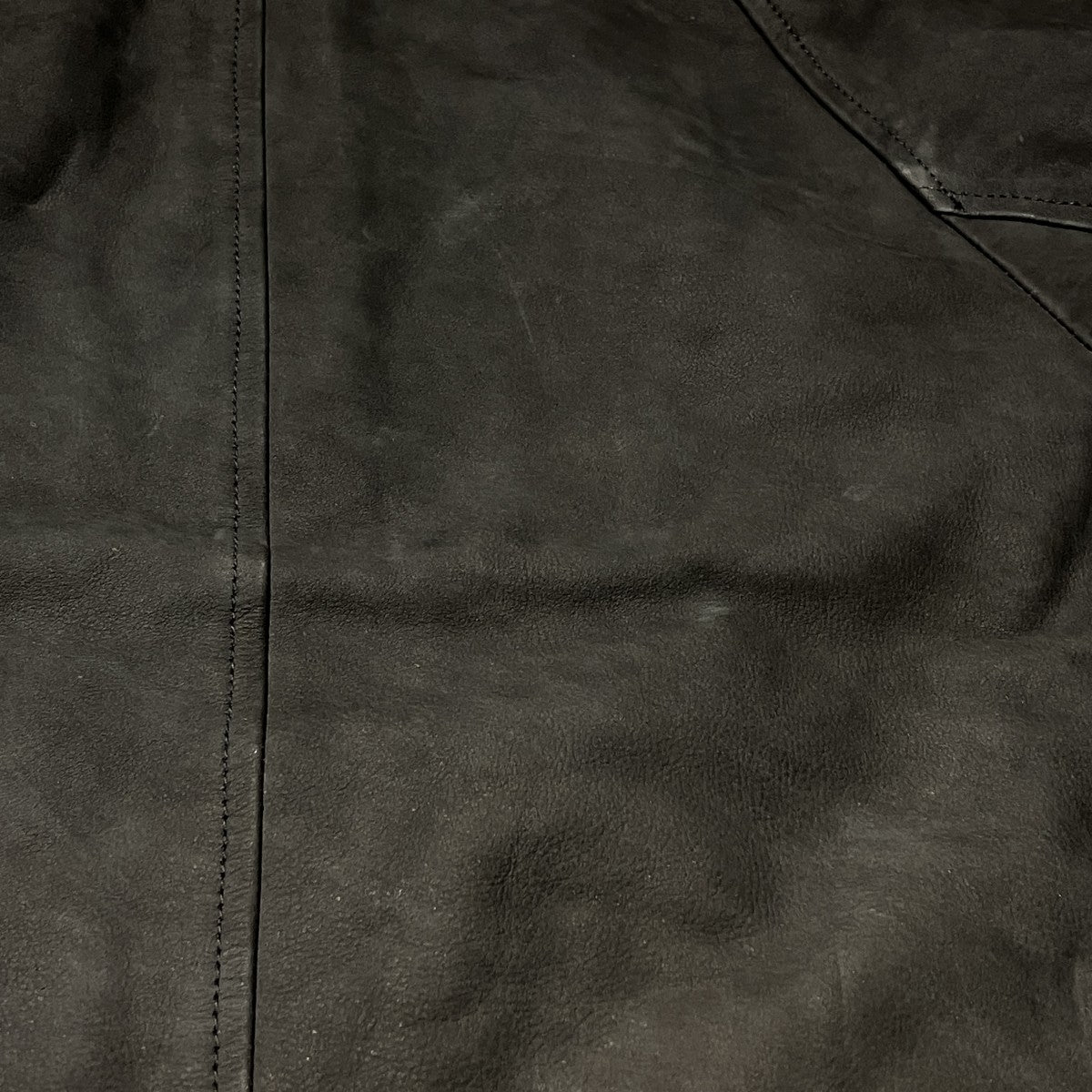 LOFTMAN別注 Sports Military Jacketレザージャケットsh-01-lm-nubck-4