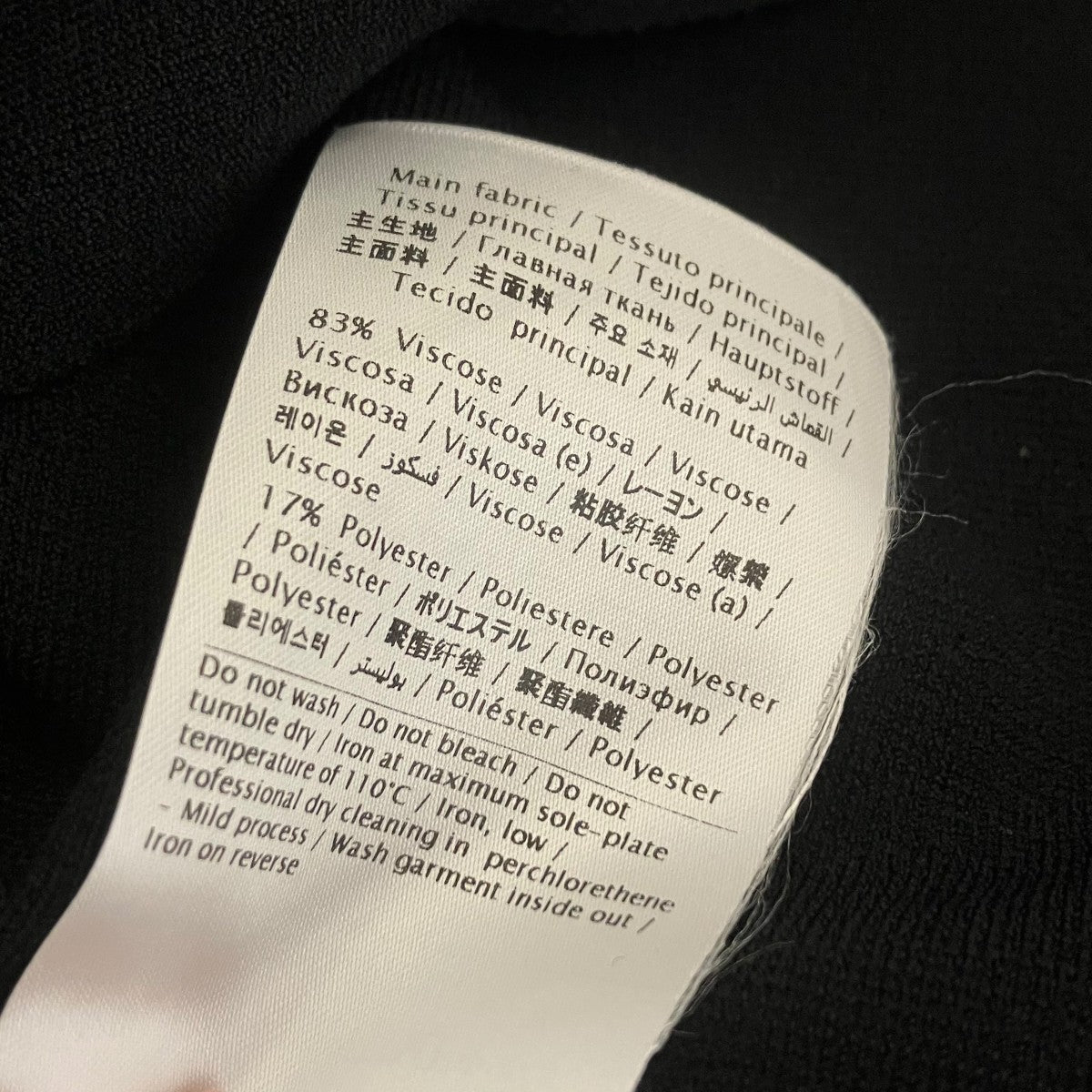 VALENTINO V金具 襟付き 半袖ワンピース0000023571 古着・中古-6枚目のアイテム画像