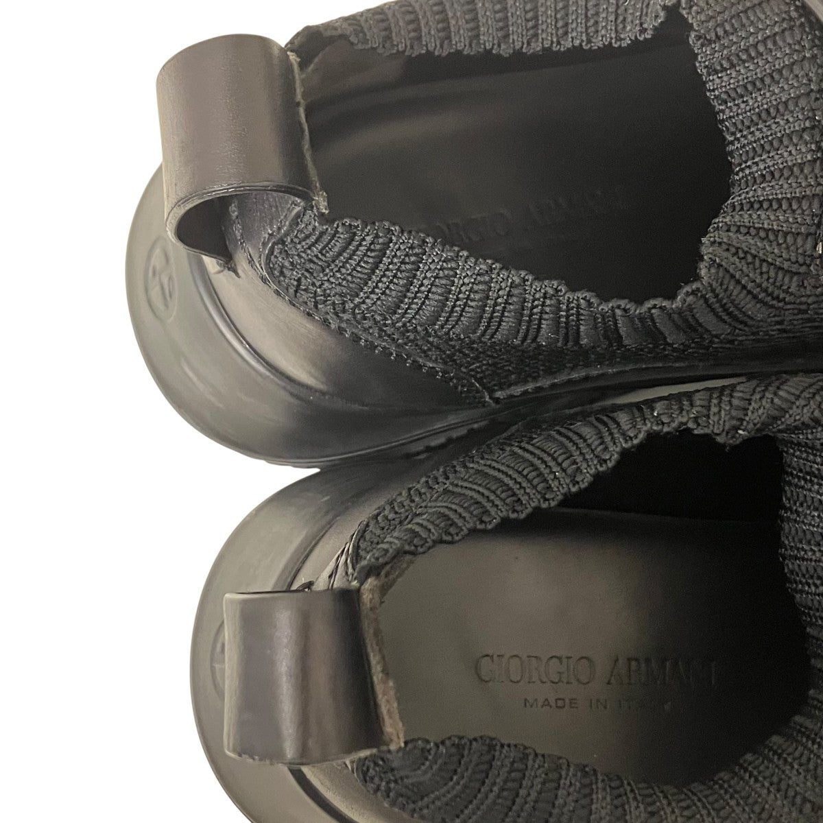 GIORGIO ARMANI レザー切替スニーカーX2X149 古着・中古-4枚目のアイテム画像