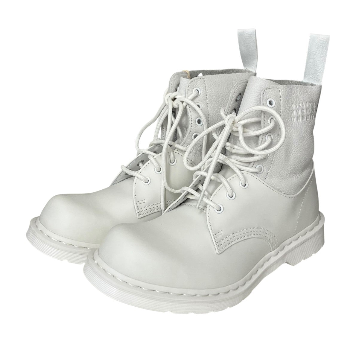 MM6 Maison Margiela×Dr．Martens 1460 8-EYE NO STEEL TOE Vintage Smoothレースアップブーツsh3wu0013 古着・中古-1枚目のアイテム画像