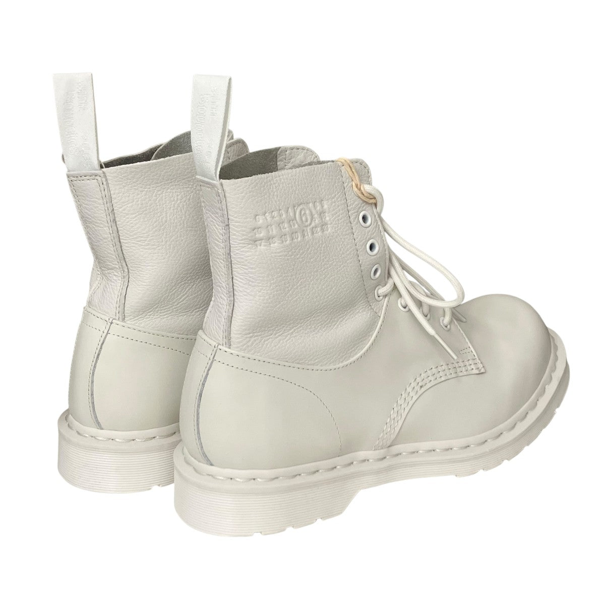 MM6 Maison Margiela×Dr．Martens 1460 8-EYE NO STEEL TOE Vintage Smoothレースアップブーツsh3wu0013 古着・中古-2枚目のアイテム画像