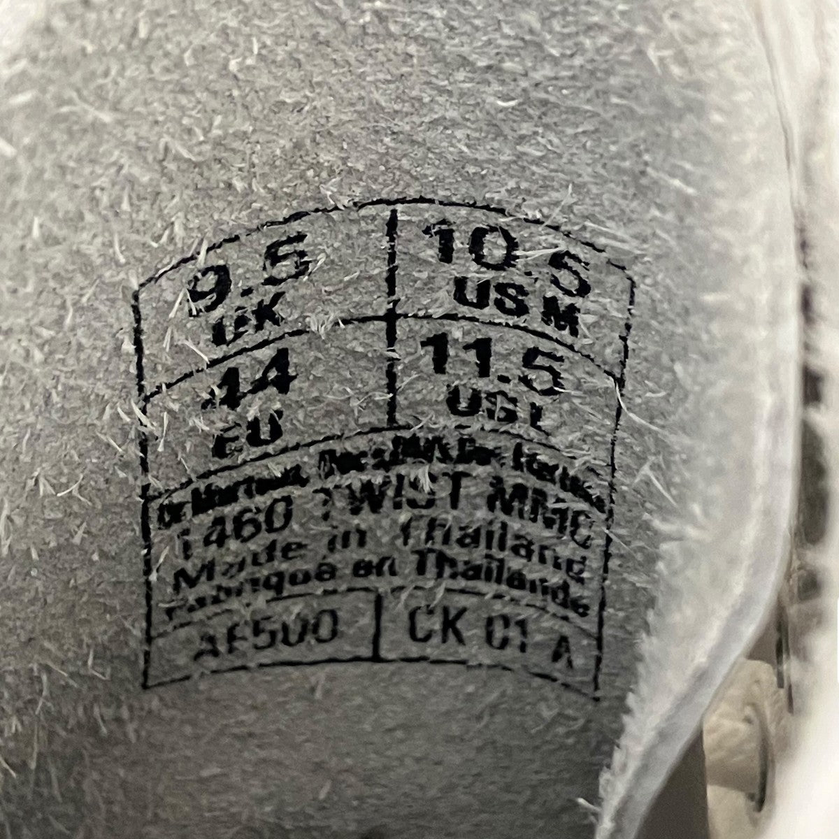 MM6 Maison Margiela×Dr．Martens 1460 8-EYE NO STEEL TOE Vintage Smoothレースアップブーツsh3wu0013 古着・中古-7枚目のアイテム画像