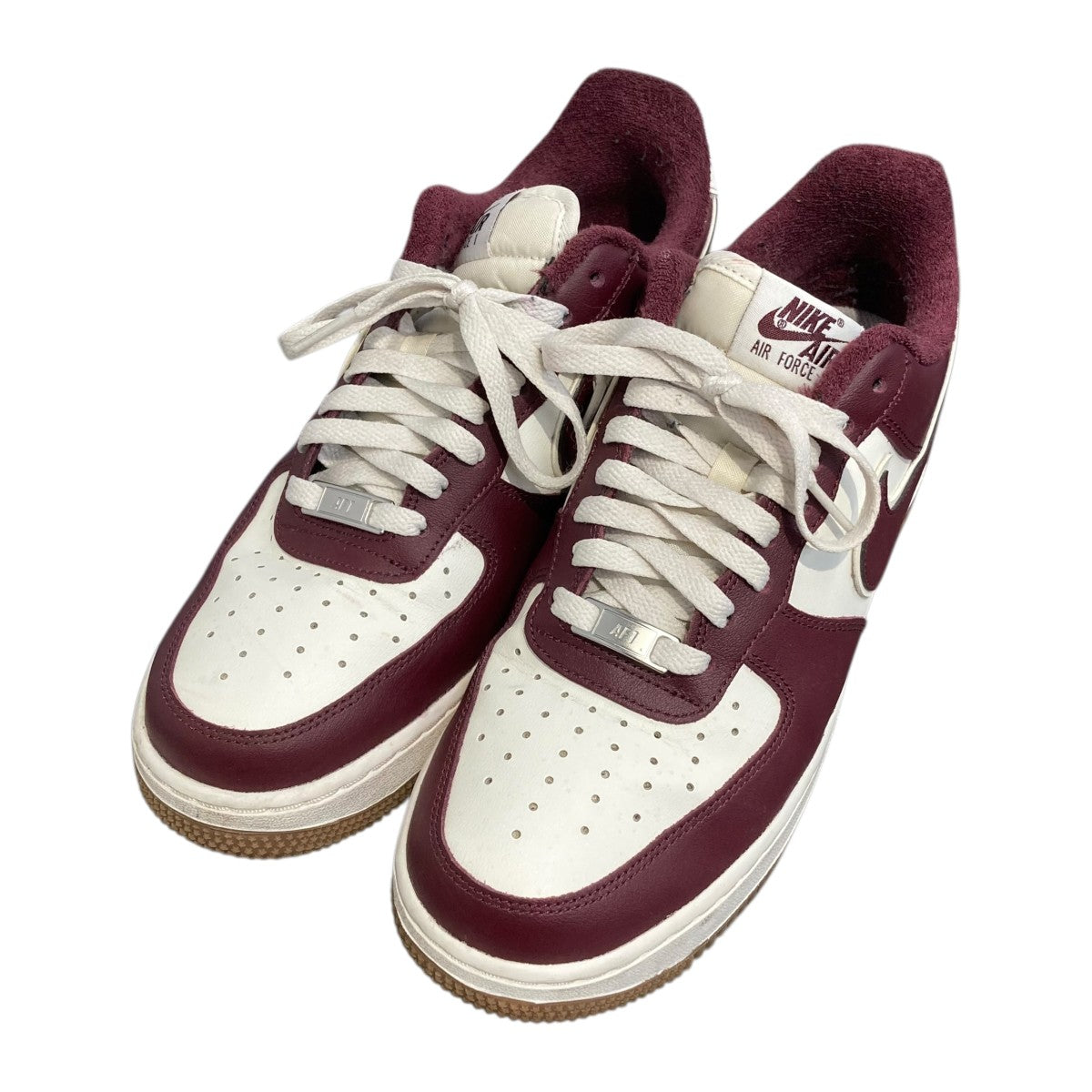 NIKE Air Force 1 Low College Pack Burgundy Whiteエアフォース1 ロー カレッジパック スニーカーDQ7659-102 古着・中古-1枚目のアイテム画像