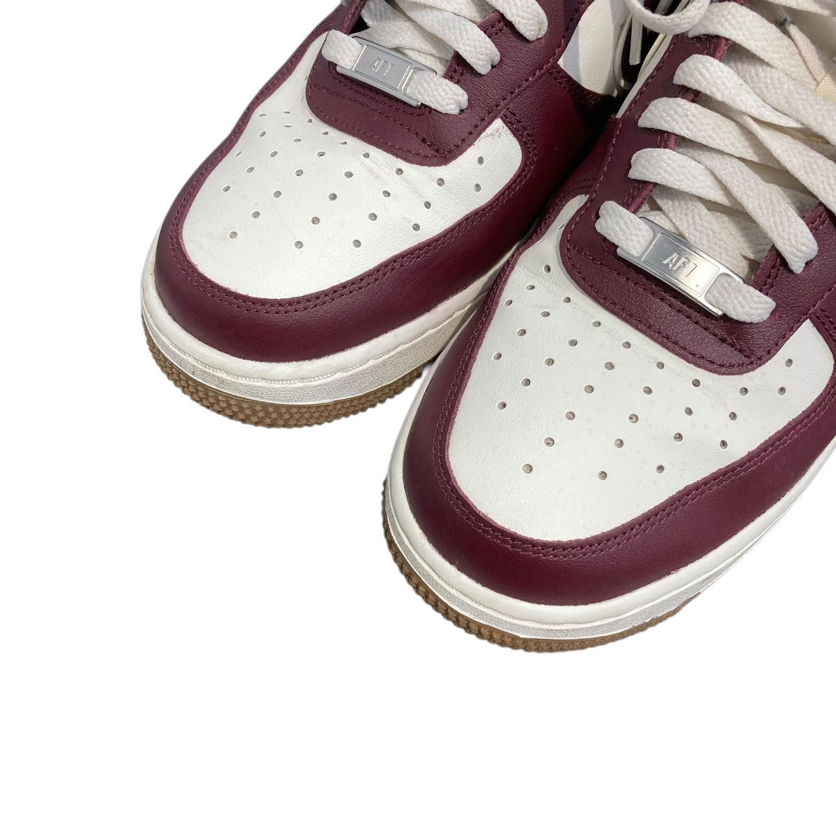 NIKE Air Force 1 Low College Pack Burgundy Whiteエアフォース1 ロー カレッジパック スニーカーDQ7659-102 古着・中古-4枚目のアイテム画像