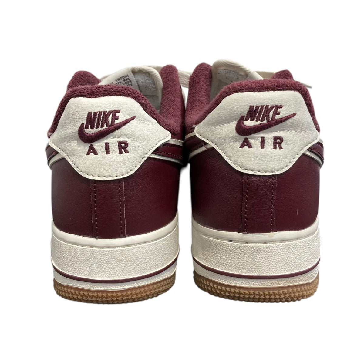 NIKE Air Force 1 Low College Pack Burgundy Whiteエアフォース1 ロー カレッジパック スニーカーDQ7659-102 古着・中古-5枚目のアイテム画像