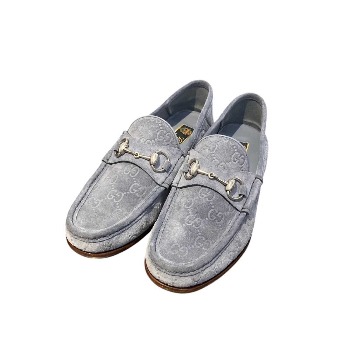 GUCCI ホースビットGG総柄ローファー816185 古着・中古-1枚目のアイテム画像