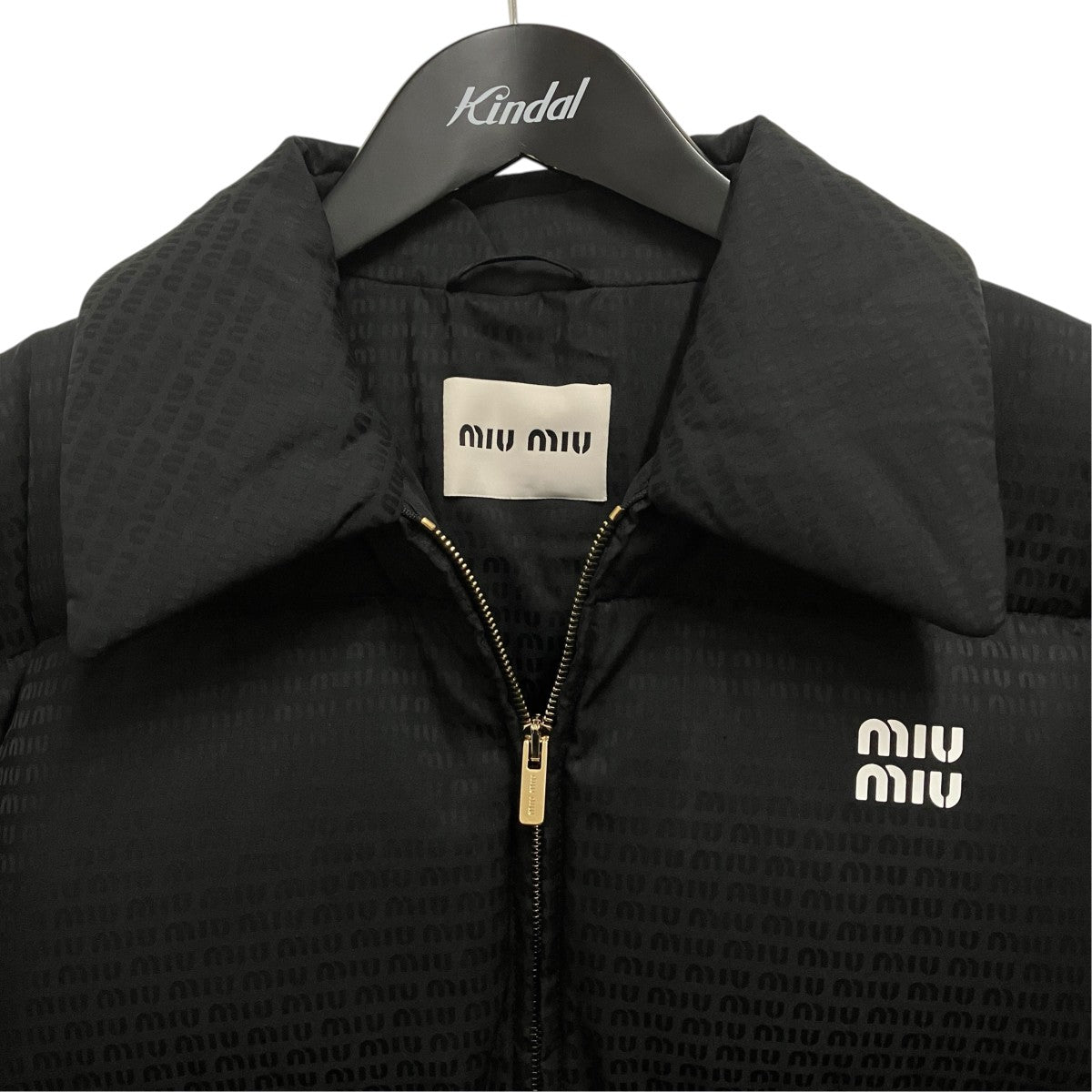 MIU MIU ロゴプリント ダウンジャケットML1082 古着・中古-3枚目のアイテム画像