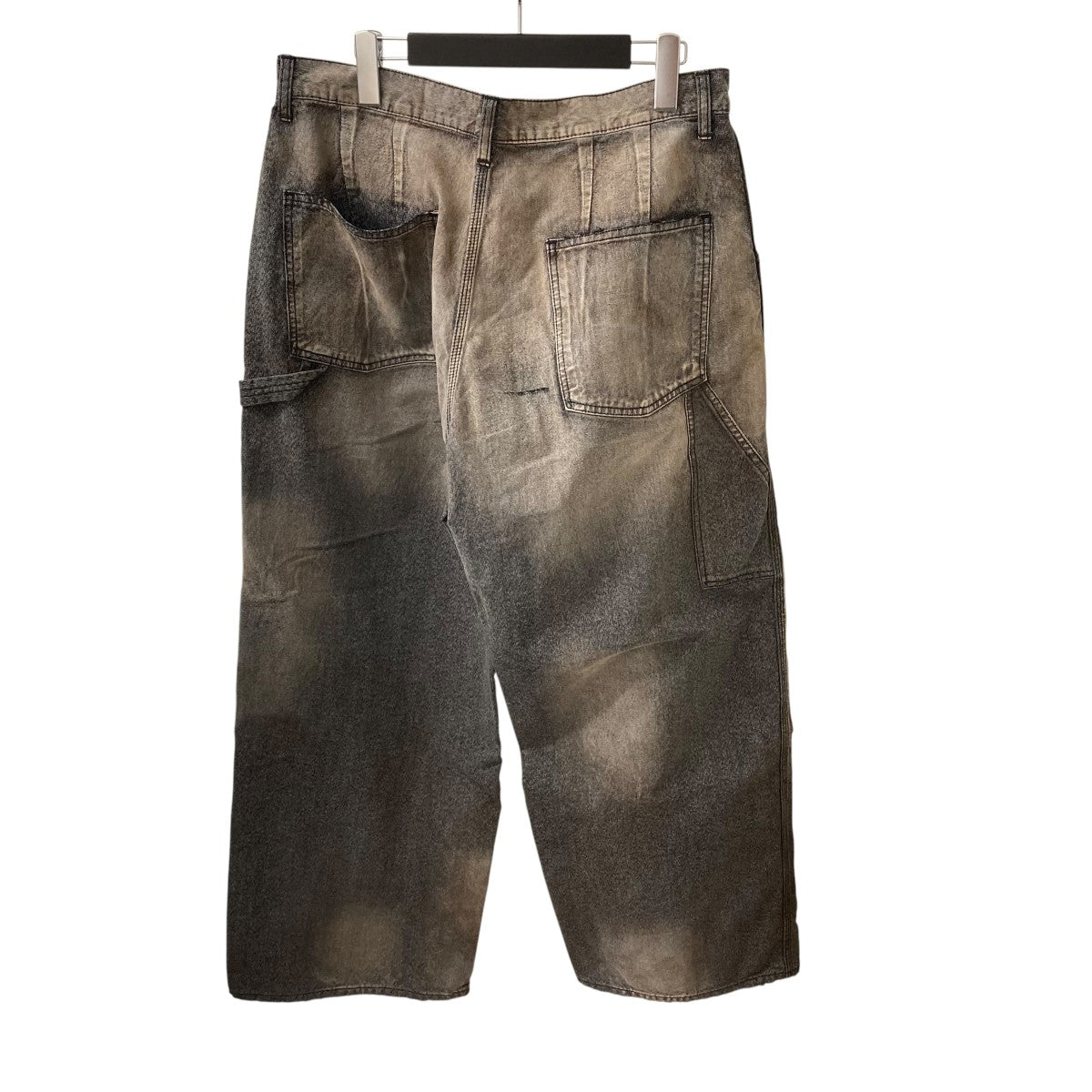 ANCELLM(アンセルム) BLACK HEATHER PAINTER PANTSペインターパンツANC