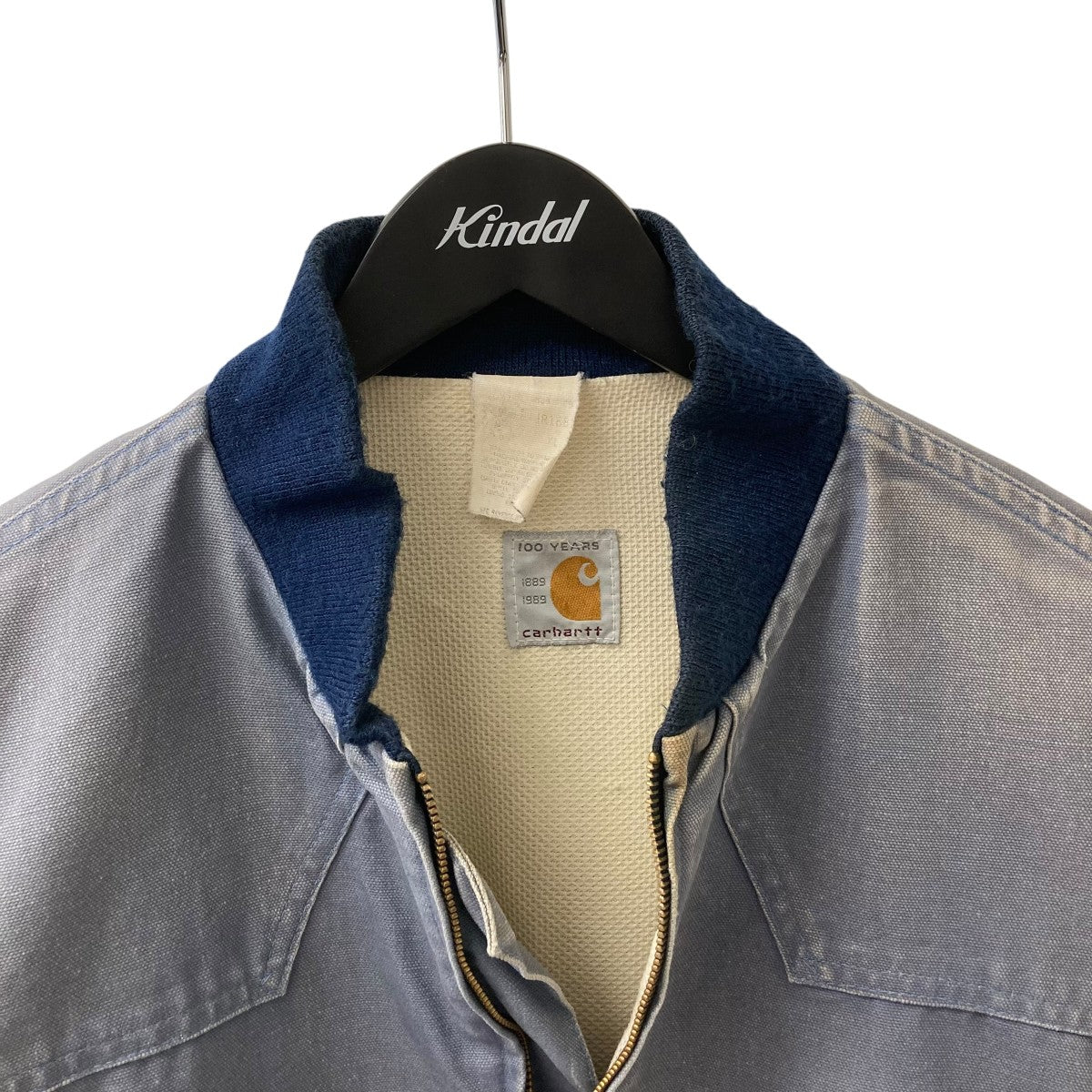 89年製　カーハート サンタフェジャケット　ライトグレー　100周年 CarHartt(カーハート) 100周年記念タグサンタフェジャケット グレー