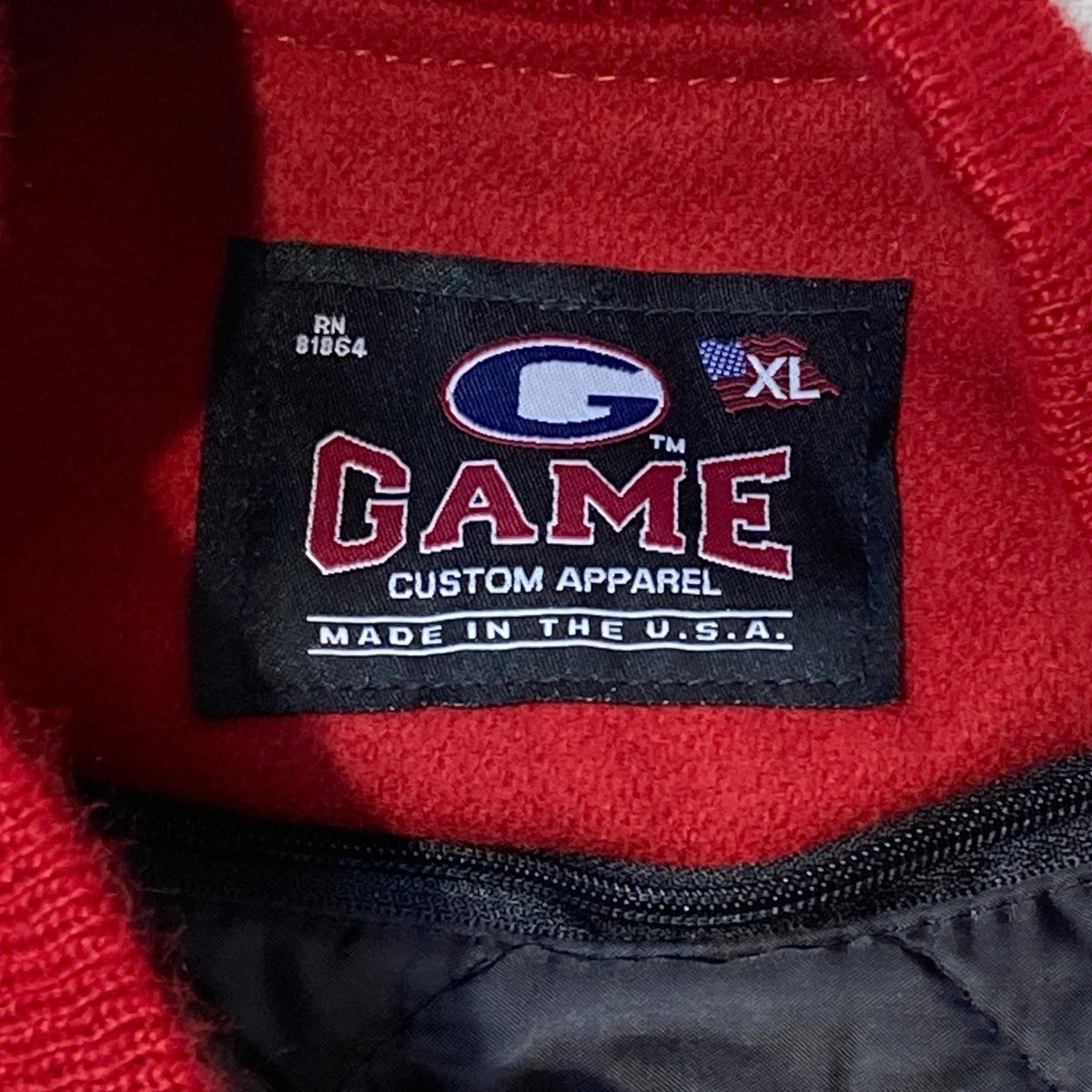 GAME SPORTSWEAR USA製 バーシティジャケットスタジャン 古着・中古-4枚目のアイテム画像